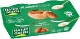 Glutenvrij amandeldessert zonder lactose BIO 2 x 125 g NATURGREEN